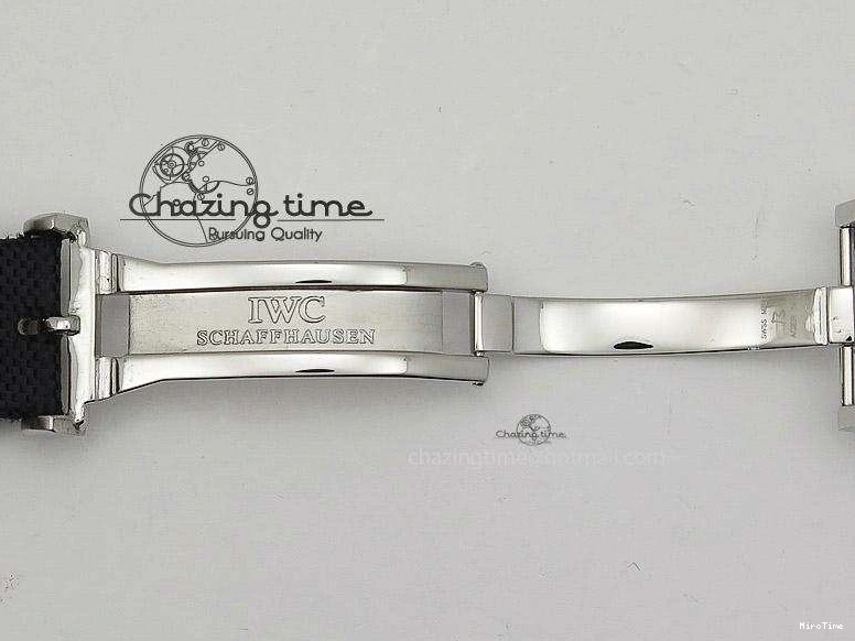 MIROTIME 0417 Durable Big Pilot 5019 Ceramic Case Black Dial Green Markers Asian 23J 7396